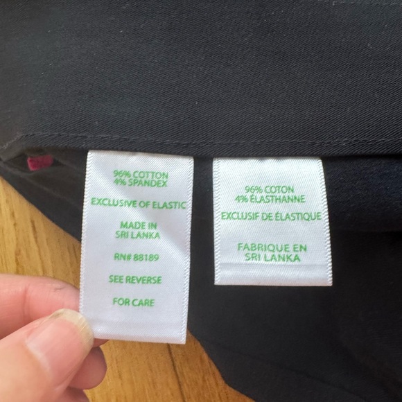 Lily Pulitzer MERRIN High-Rise BI-STRETCH PANT Pull On NAVY - 6 - Picture 12 of 14